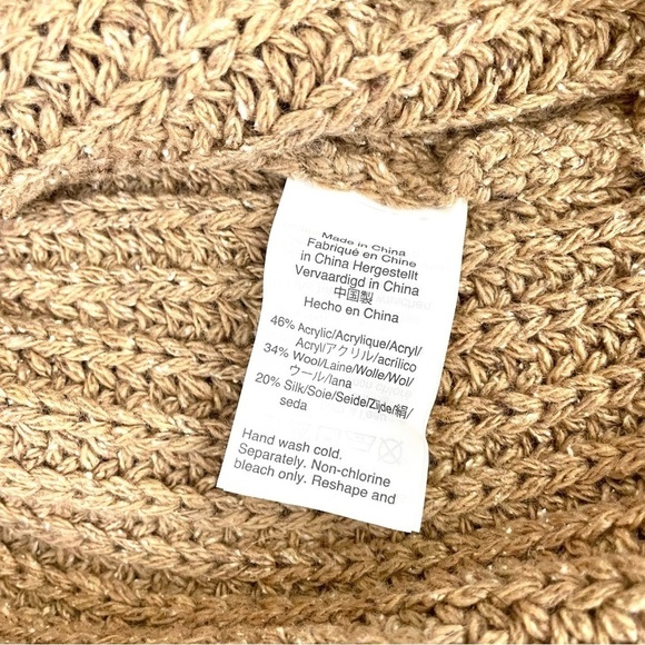 NWT Madewell Pleat-Sleeve Wool Silk Blend Sweater Small - Picture 12 of 14